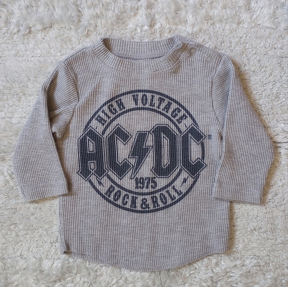 AC/DC | Shirts & Tops | Acdc Rock Roll Babys Top | Poshmark